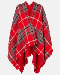 Vivienne Westwood Poncho in lana Rosso