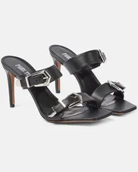 Paris Texas Mules Ursula in pelle Nero