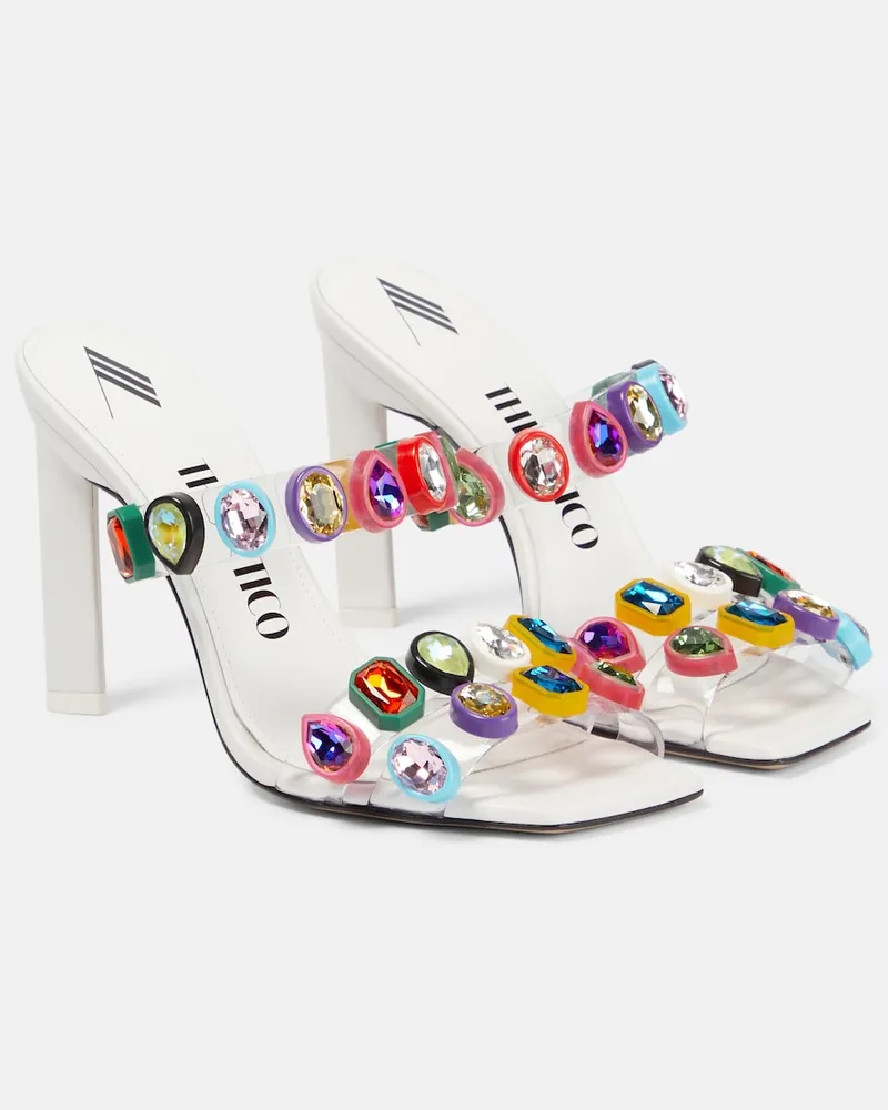 ATTICO Sandali Nanci in PVC con cristalli Multicolore