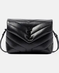 Saint Laurent Borsa a spalla Loulou Toy in pelle Nero