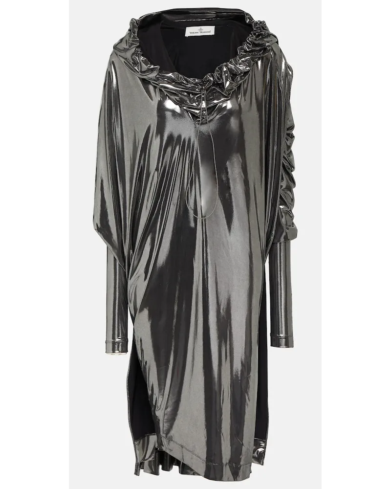 Vivienne Westwood Abito midi in lamÃ Argento