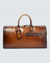 Berluti Borsa da viaggio Jour Off in pelle Marrone