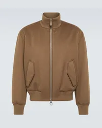 Loro Piana Bomber Ume in cashmere Marrone