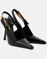 Saint Laurent Pumps slingback Lee in vernice Nero