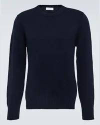 Sunspel Pullover in cashmere Blu