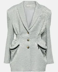 THE MANNEI Blazer Burgos in misto cotone Beige