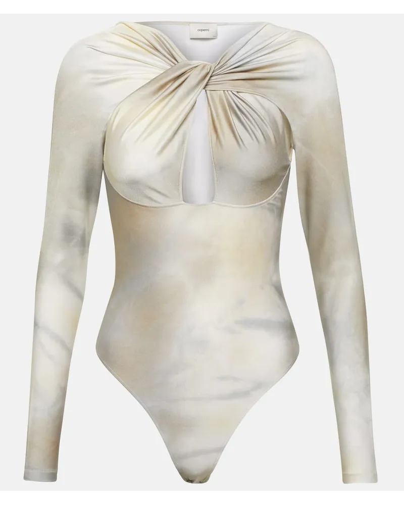 COPERNI Body in jersey incrociato Bianco