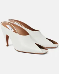 Alaïa Alaïa Mules Spike in pelle Bianco