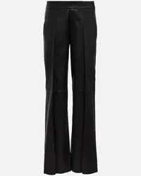 Stouls Pantaloni Alyssa in pelle Nero