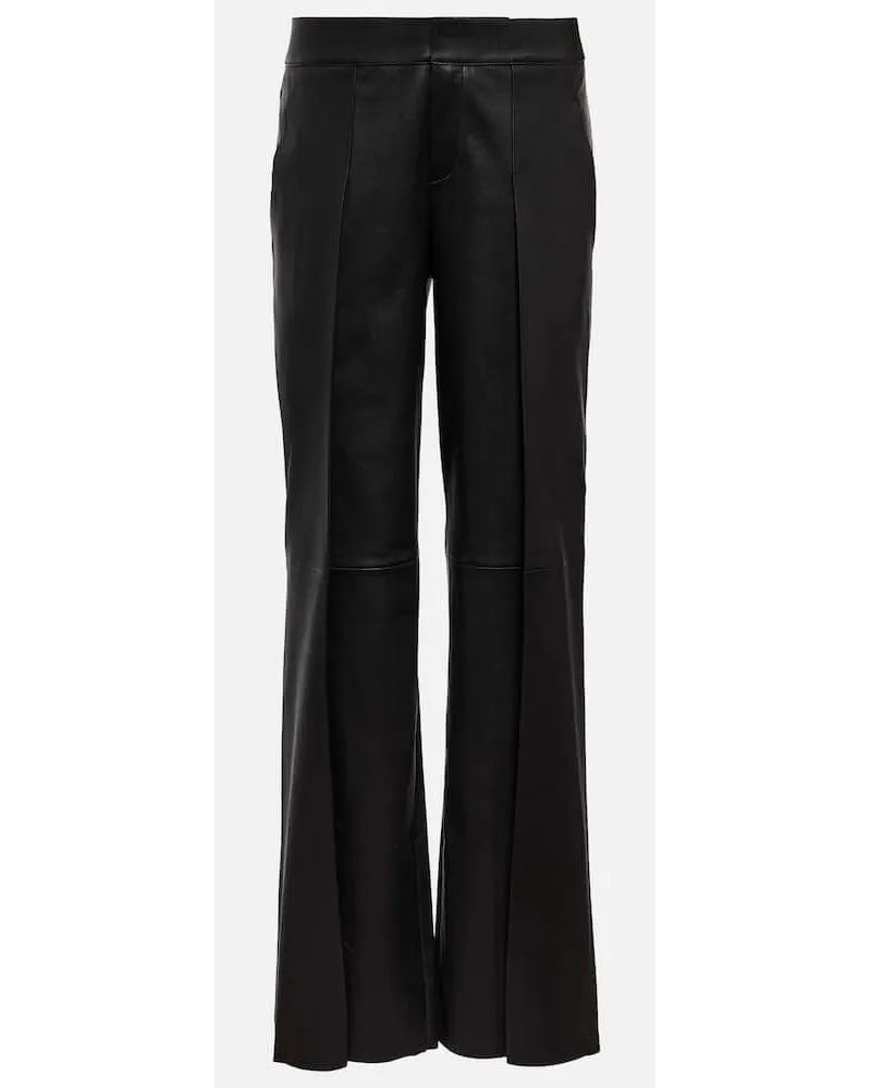 Stouls Pantaloni Alyssa in pelle Nero