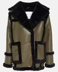 Proenza Schouler White Label - Giacca con fodera in shearling sintetico Nero