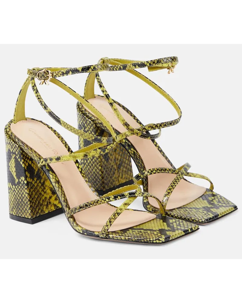 Gianvito Rossi Sandali in pelle Verde