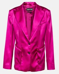 Tom Ford Blazer in raso Rosa