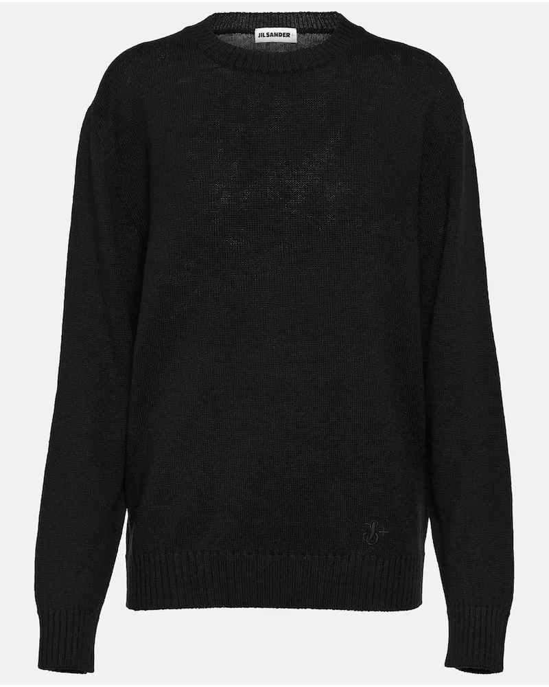 Jil Sander Pullover in lana Nero