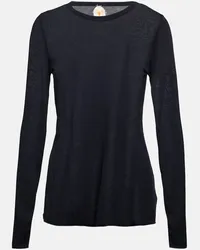 Jardin des Orangers Top in misto cashmere Blu