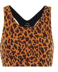 Varley Top Basset a stampa leopardo Giallo