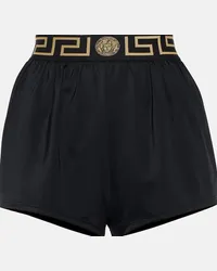 Versace Shorts Medusa Greca Nero