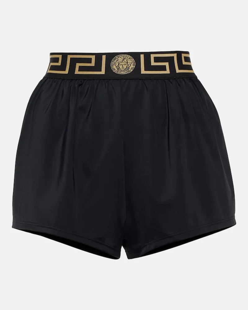 Versace Shorts Medusa Greca Nero