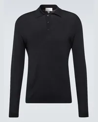 LARDINI Polo in lana, seta e cashmere Nero