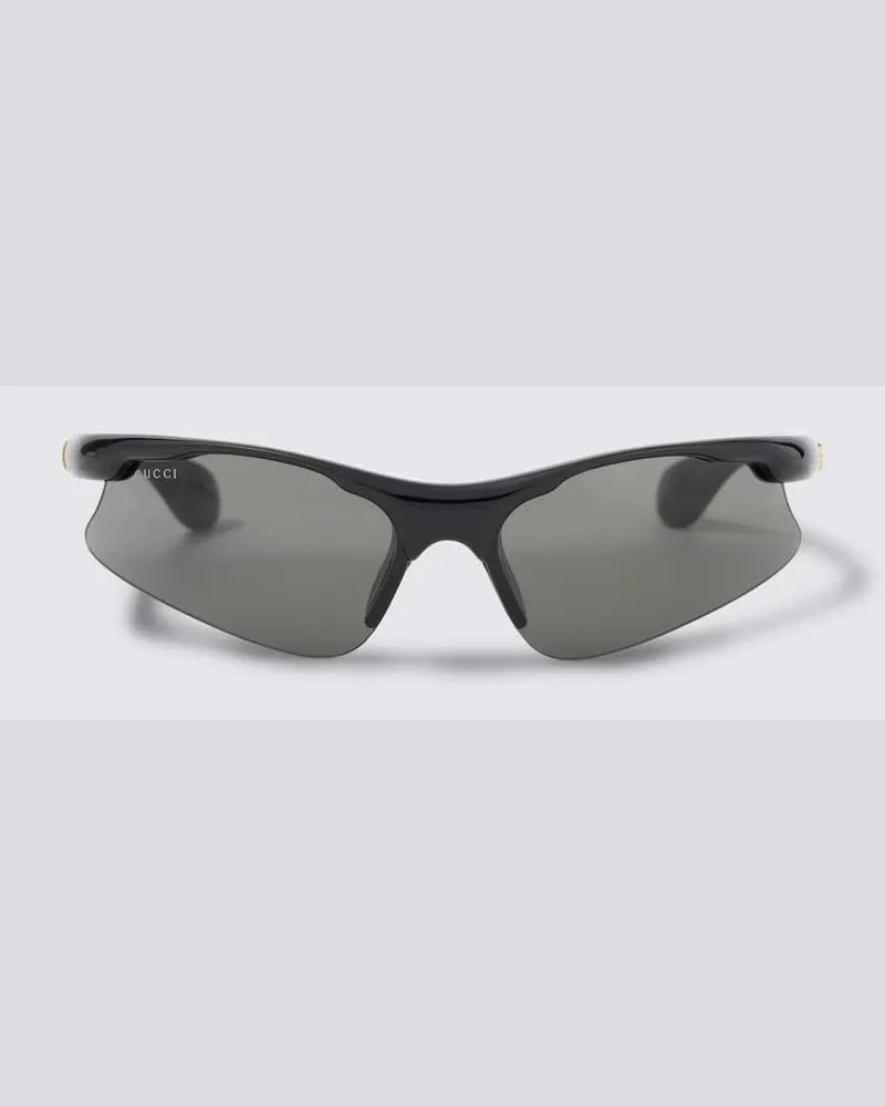 Gucci Occhiali da sole rettangolari Nero