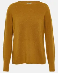 Max Mara Pullover in misto cashmere e lana Giallo