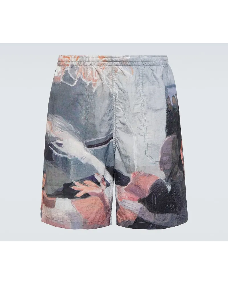 Undercover x Helen Verhoeven - Shorts con stampa Multicolore