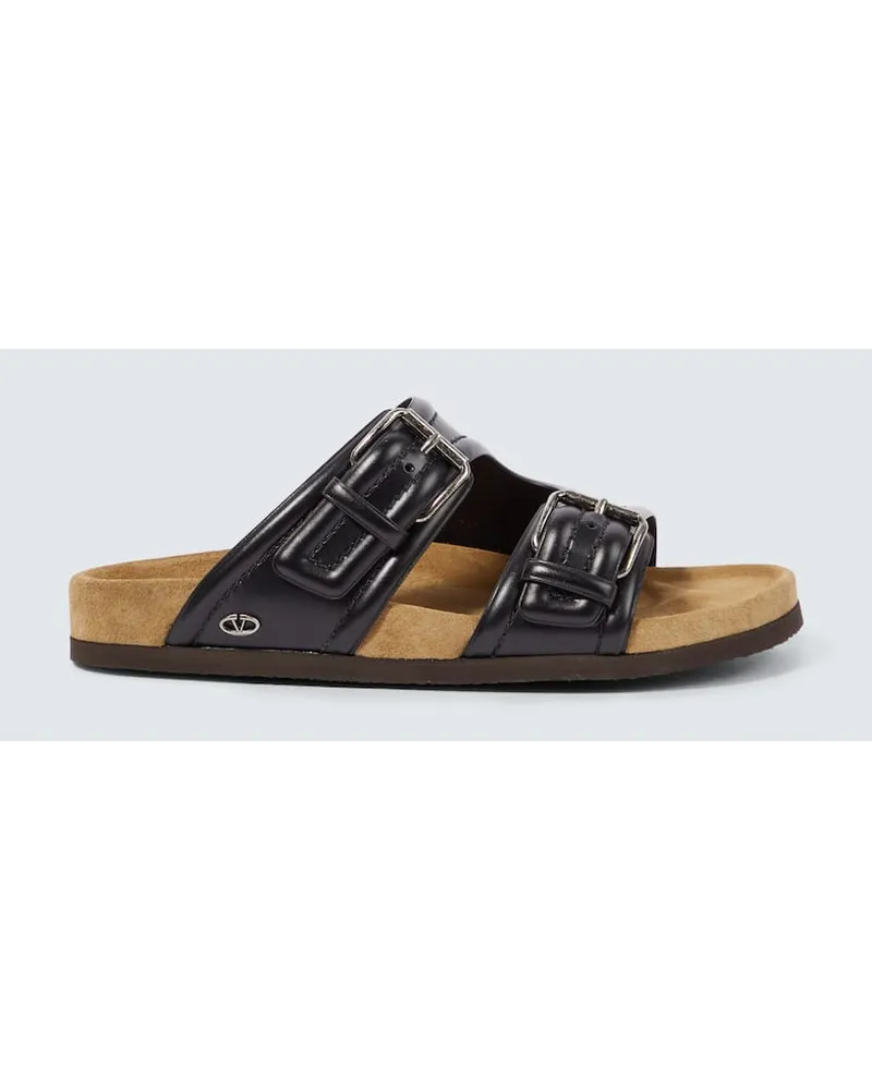 Valentino Garavani Sandali Fussfriend in pelle Nero