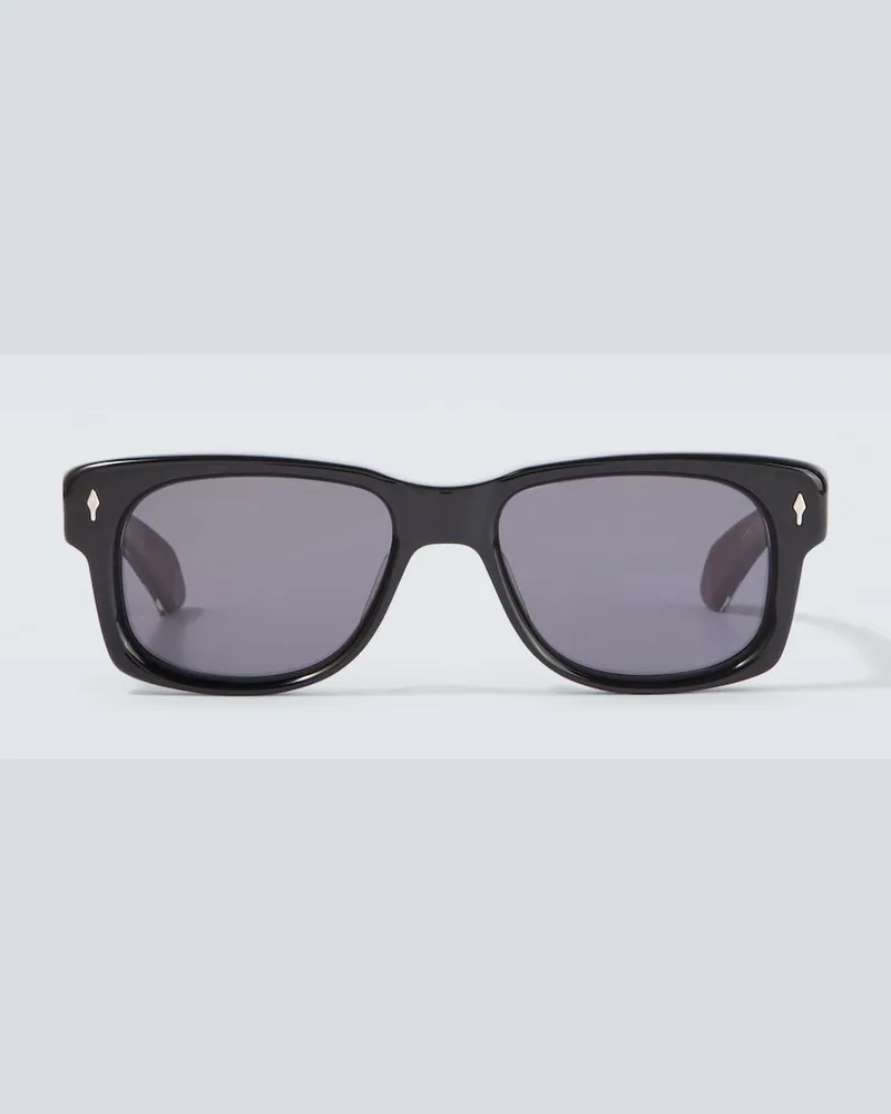 Jacques Marie Mage Occhiali da sole Fly squadrati Nero