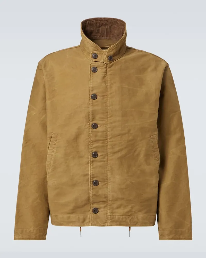 RRL Giacca in cotone con velluto a coste Marrone