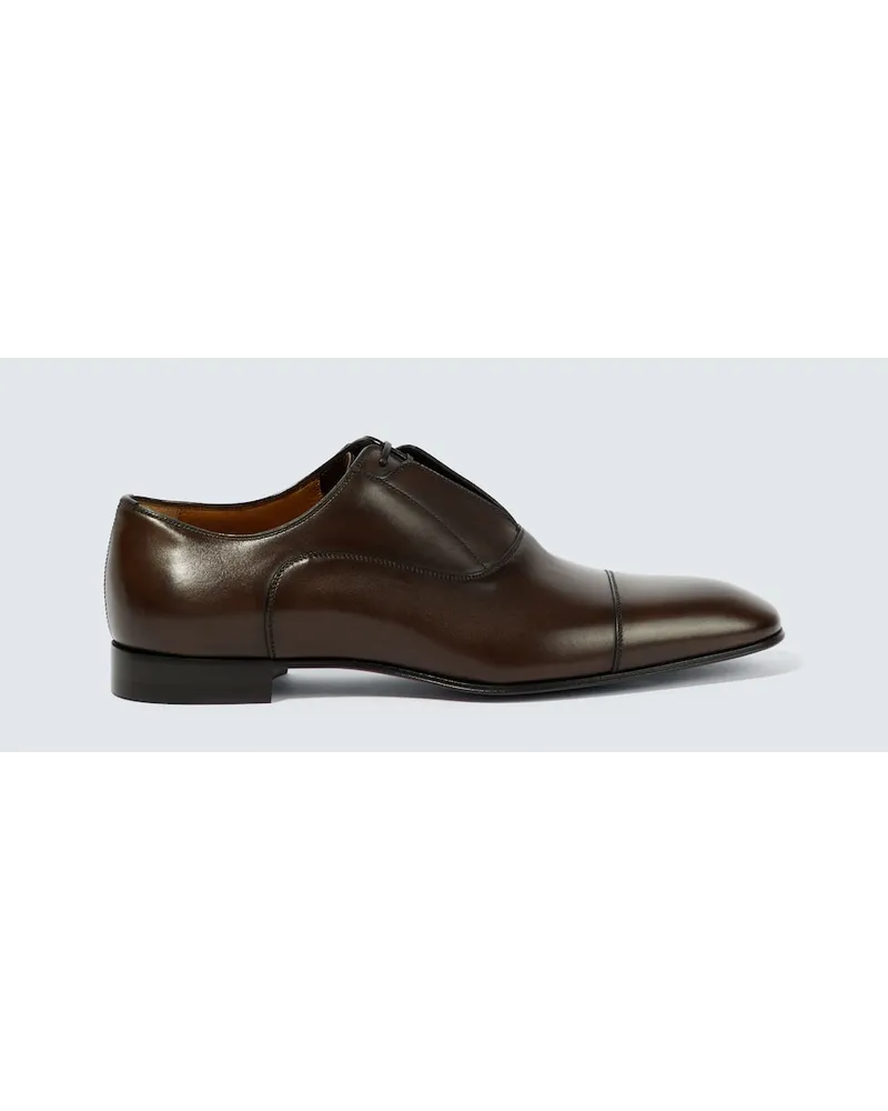 Christian Louboutin Stringate Greghost in pelle Nero
