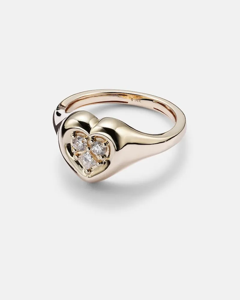 Stone & Strand Anello in oro 14kt con diamanti Oro