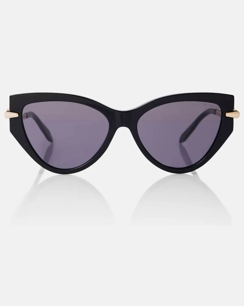 Bulgari Occhiali da sole cat-eye Serpenti Viper Nero