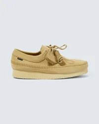 Clarks Mocassini Weaver GTX in suede Beige