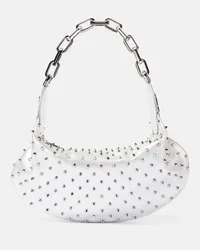 Christian Louboutin Borsa a spalla Le 54 in pelle Argento