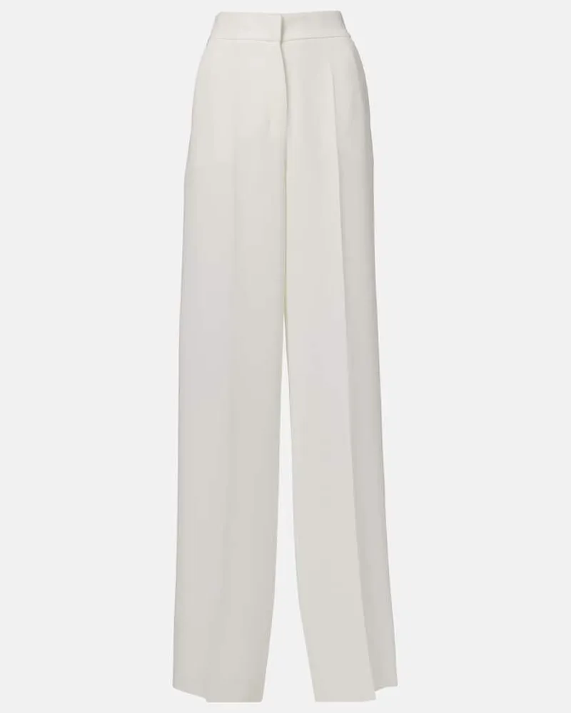 Max Mara Pantaloni a gamba larga Abetone in cady Nero