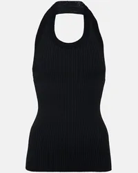 Proenza Schouler Top Gloria in maglia a coste Nero