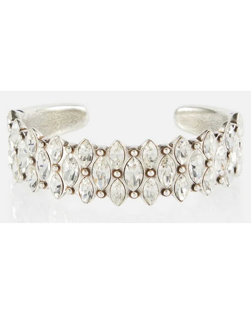 Isabel Marant Bracciale Celenia con cristalli Argento