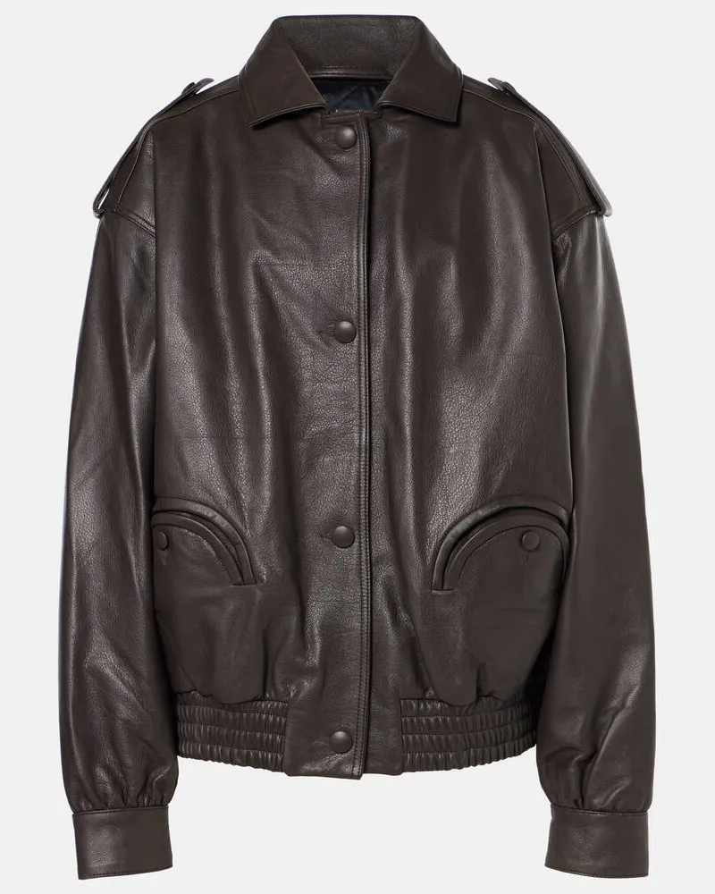 Blazé Milano BlazÃ© Milano Bomber Charlie in pelle Marrone