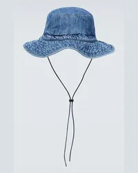 Our Legacy Cappello da pescatore Space in denim Blu