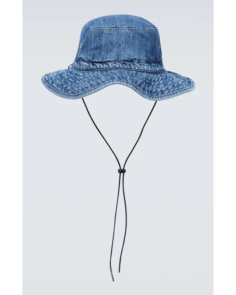 Our Legacy Cappello da pescatore Space in denim Blu