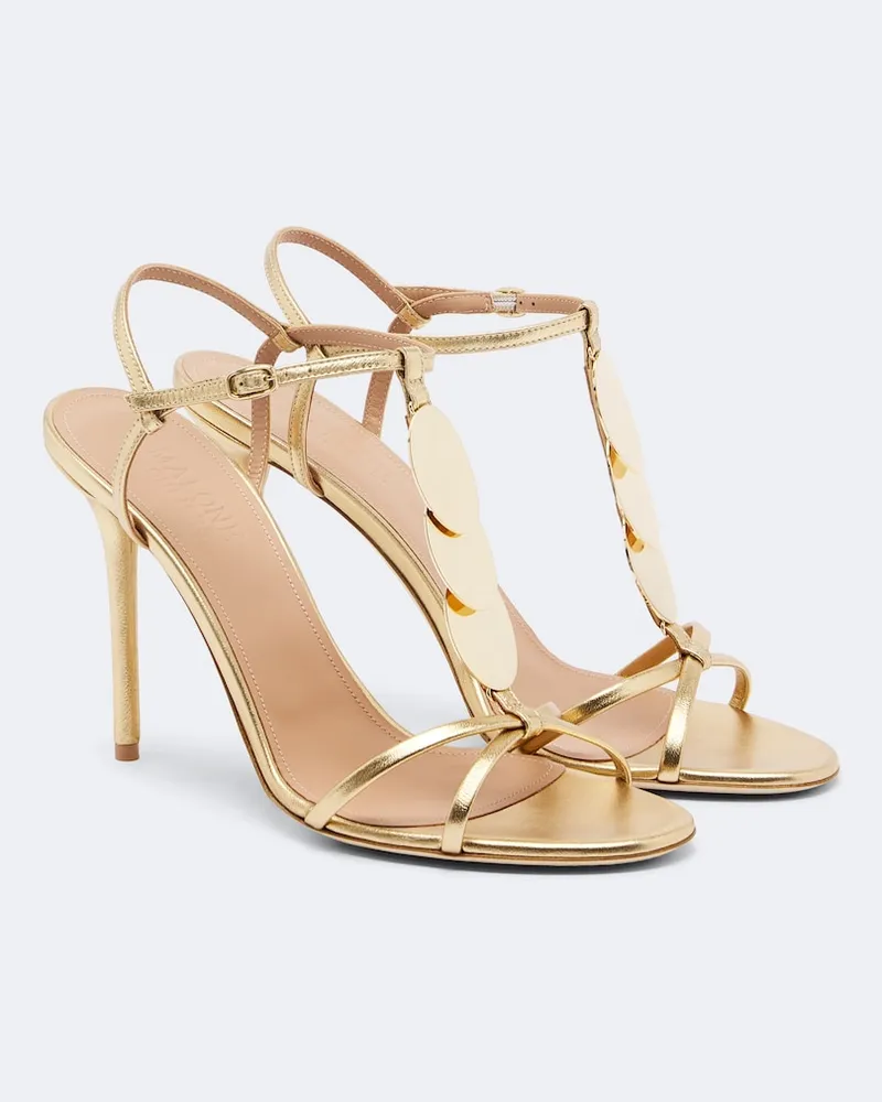 Malone Souliers Sandali Kali in pelle metallizzata Oro