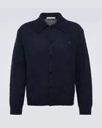 Acne Studios Cardigan in lana Blu