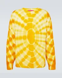 The Elder Statesman Pullover Bullseye Thelma in cashmere Giallo