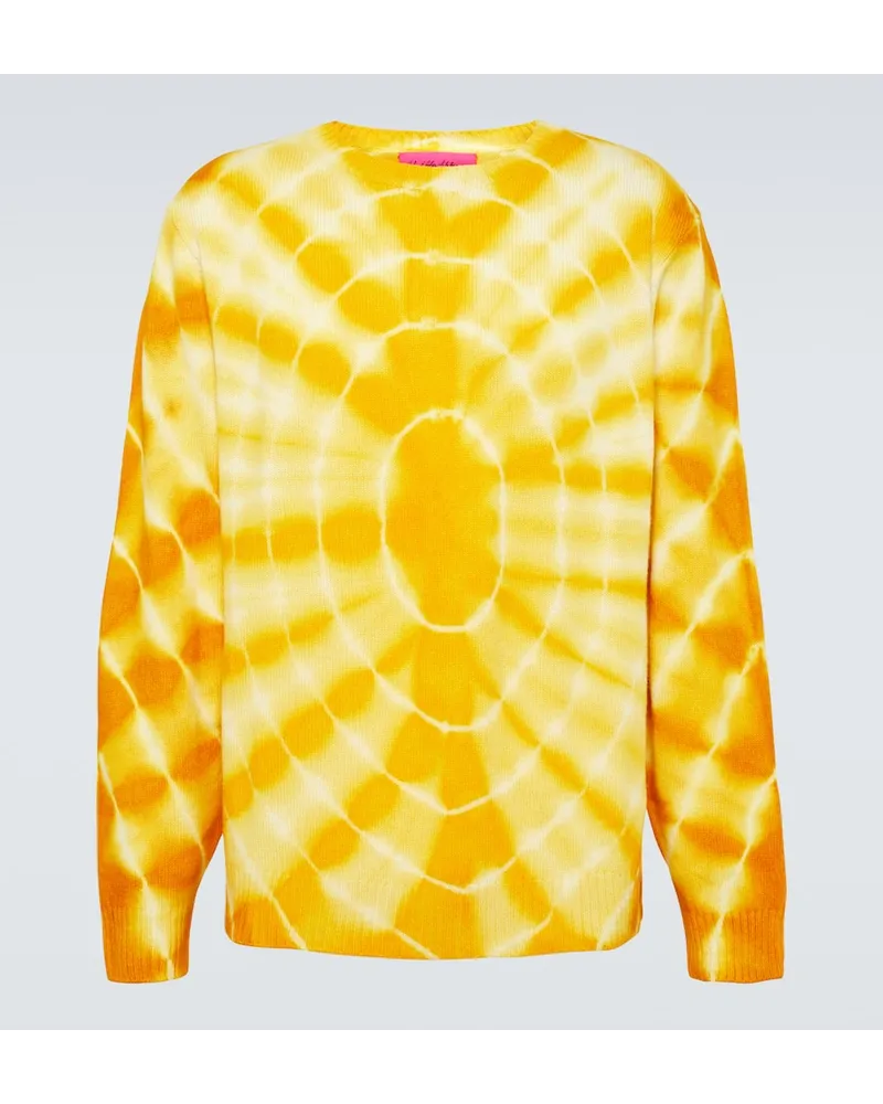 The Elder Statesman Pullover Bullseye Thelma in cashmere Giallo