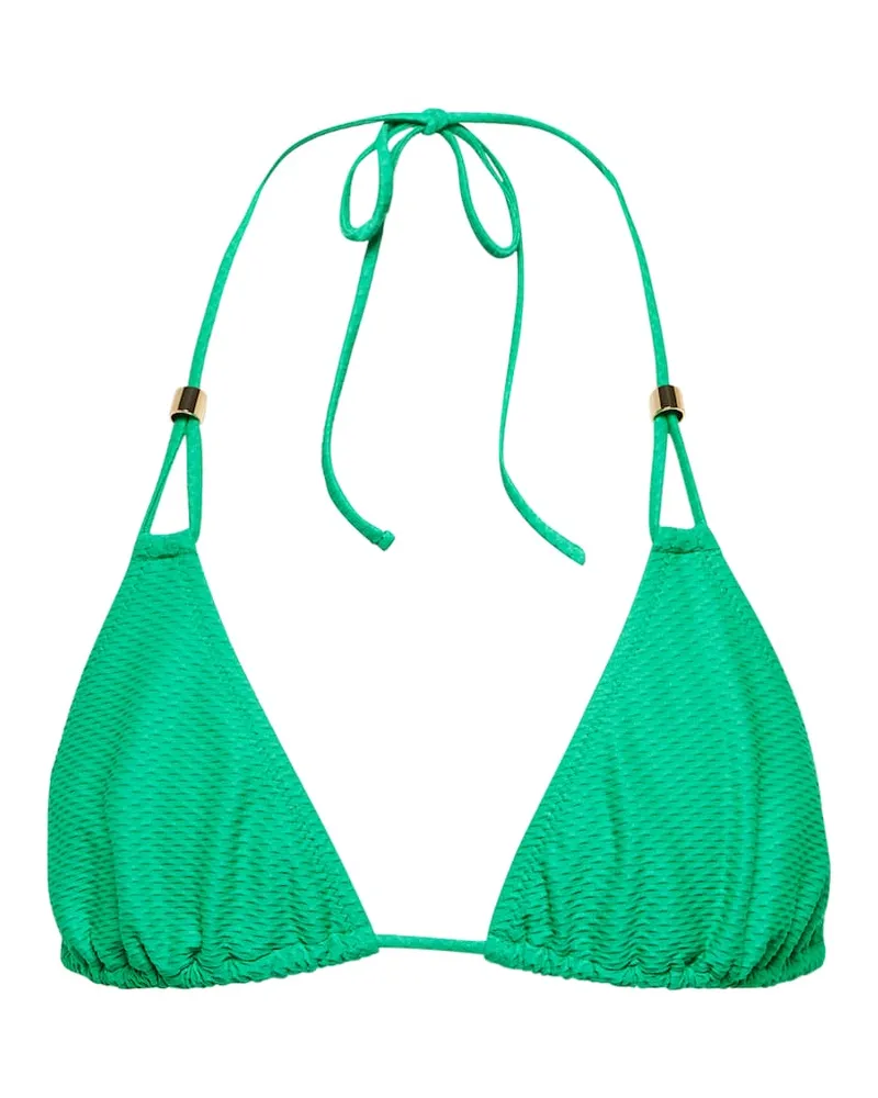 Heidi Klein Top bikini a triangolo Verde