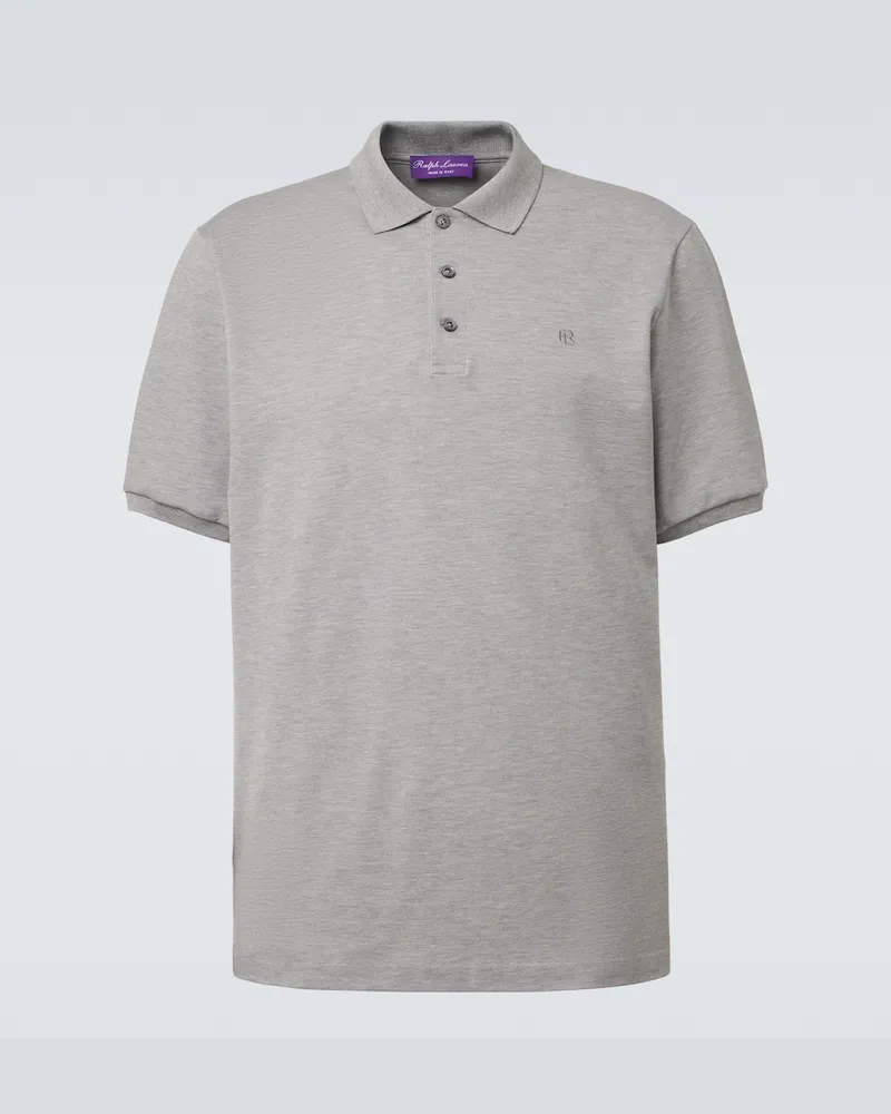 Ralph Lauren Polo in piqué di cotone Grigio
