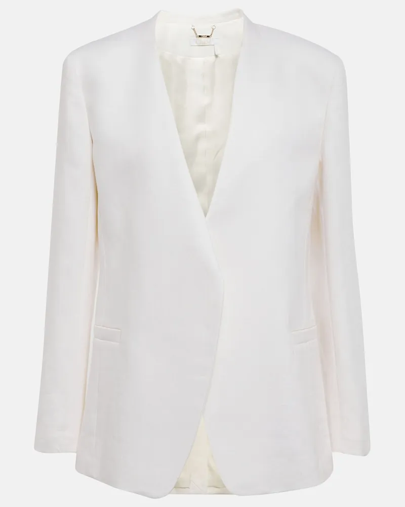 Chloé ChloÃ© Blazer in lino Bianco