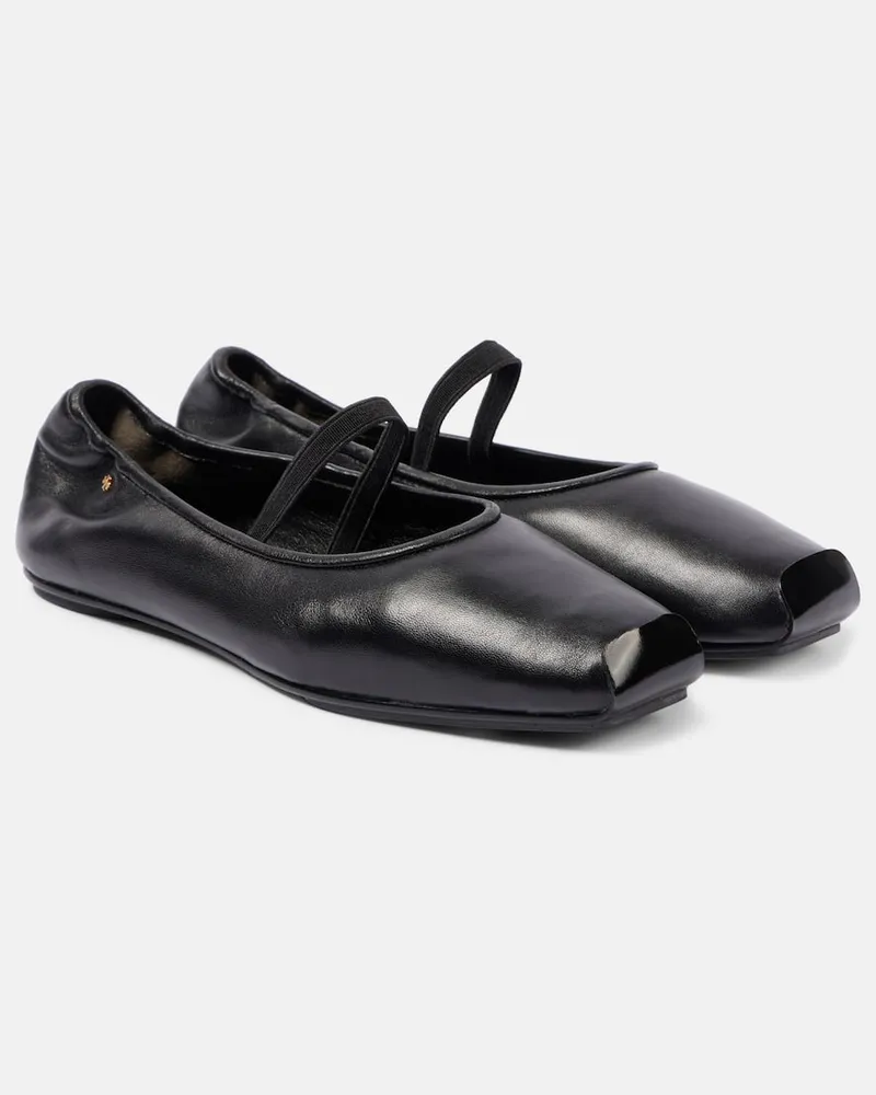 Tory Burch Ballerine Runway in pelle Nero