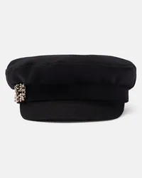 Roger Vivier Cappello in misto lana con decorazione Nero