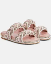 Valentino Garavani Sandali espadrillas Rockstud Rosa